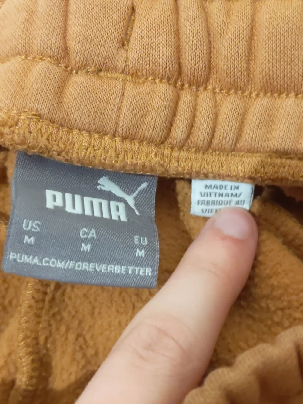 Lot Of 2 The North Face & Puma Mens Medium Sweatpants in Black and Dark Orange